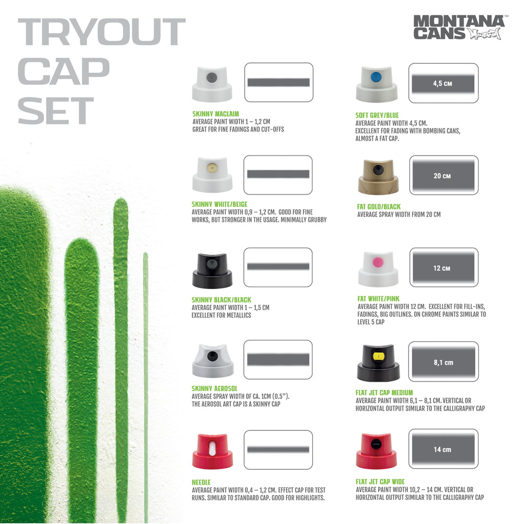 Montana Tryout Cap Set (10uni)