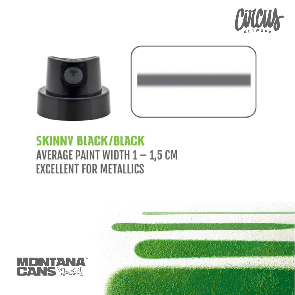 Montana Skinny Cap Black/Black