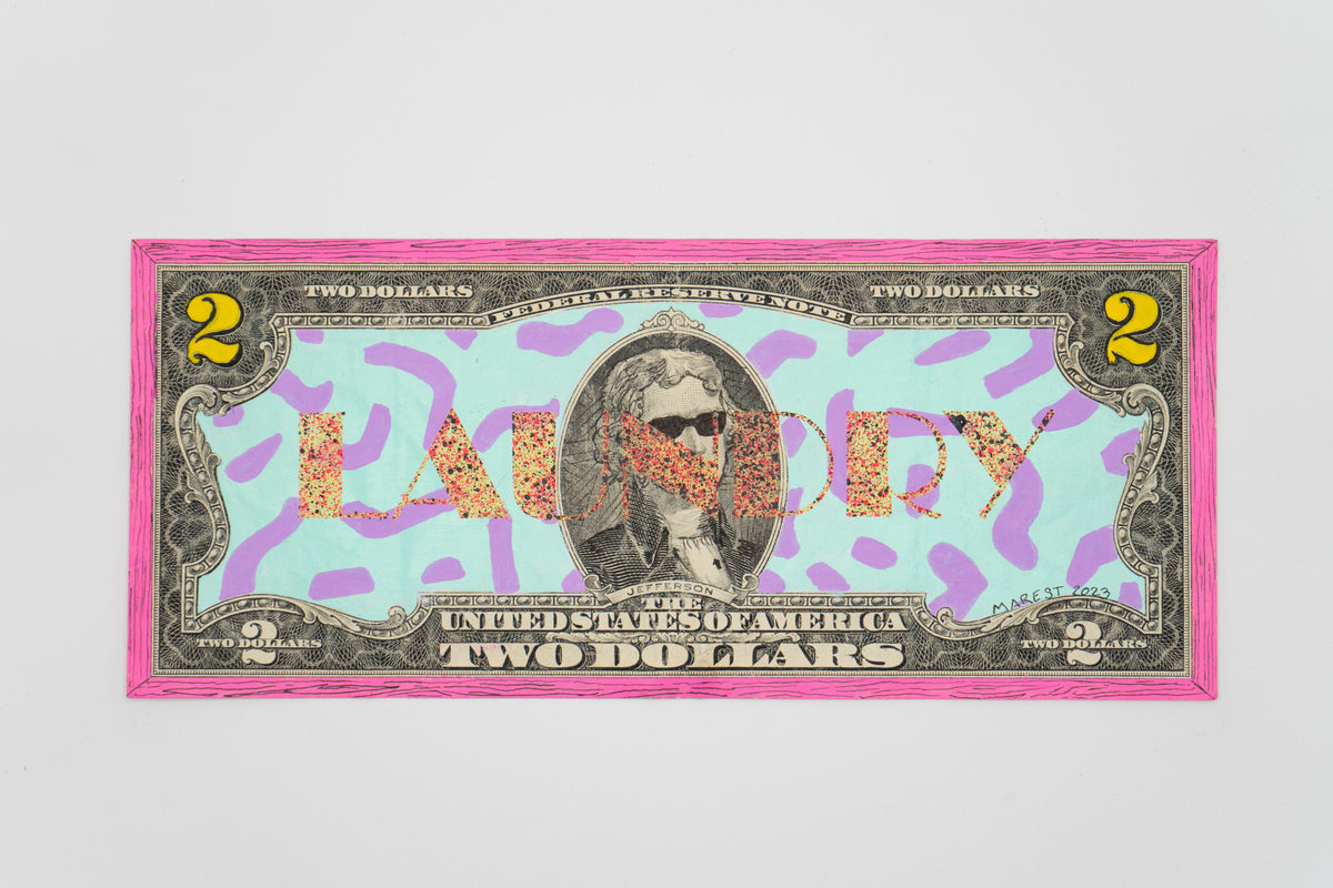Antonyo Marest - 2$ - 200 DOLLARS BILL SHOW - Circus Network Street Art and Illustration in Porto Portugal