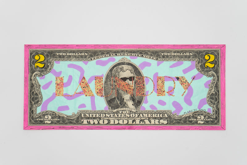 Antonyo Marest - 2$ - 200 DOLLARS BILL SHOW - Circus Network Street Art and Illustration in Porto Portugal