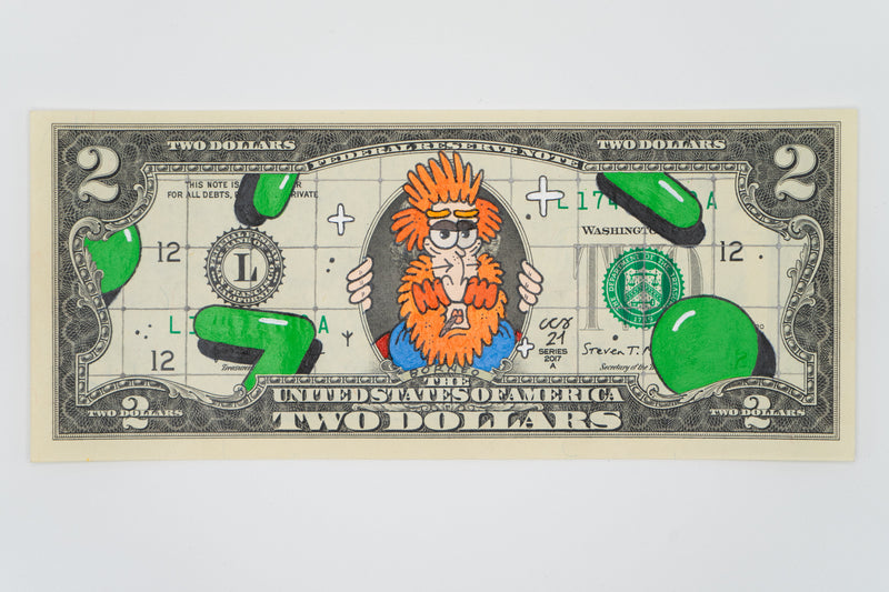 Borneo - 2$ - 200 DOLLARS SHOW - Circus Network Street Art and Illustration in Porto Portugal