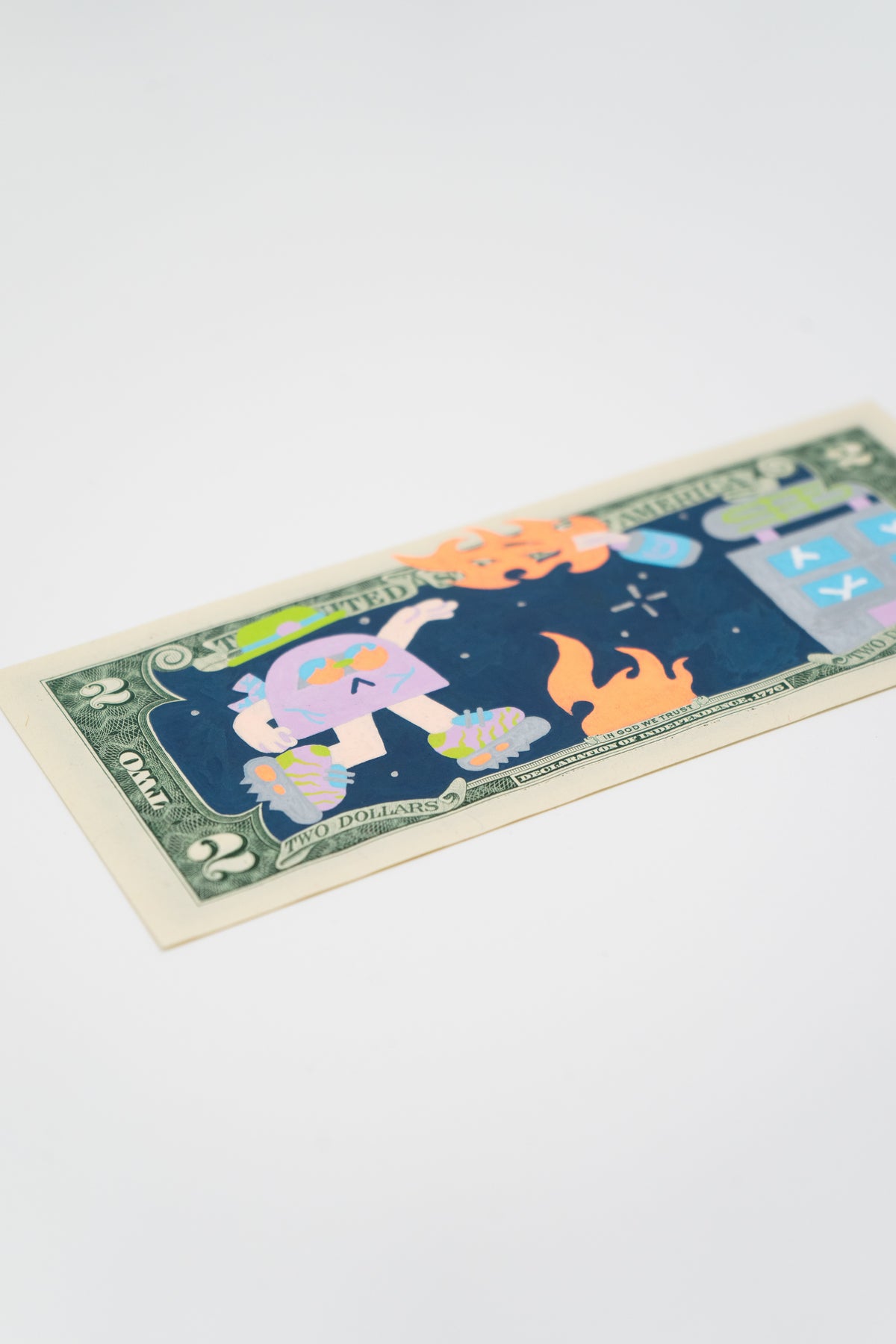 Arthur Plateau - 2$ - 200 DOLLARS SHOW - Circus Network Street Art and Illustration in Porto Portugal