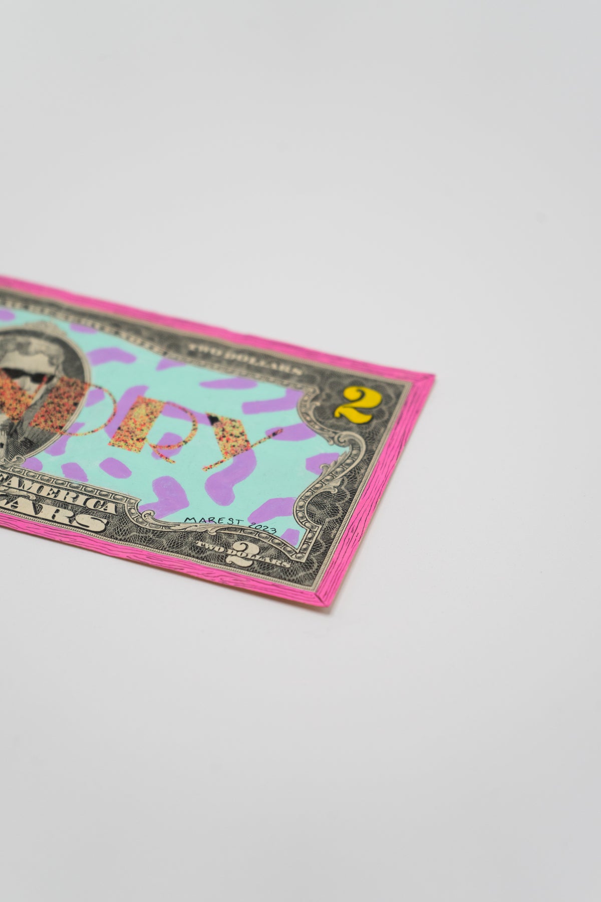 Antonyo Marest - 2$ - 200 DOLLARS BILL SHOW - Circus Network Street Art and Illustration in Porto Portugal