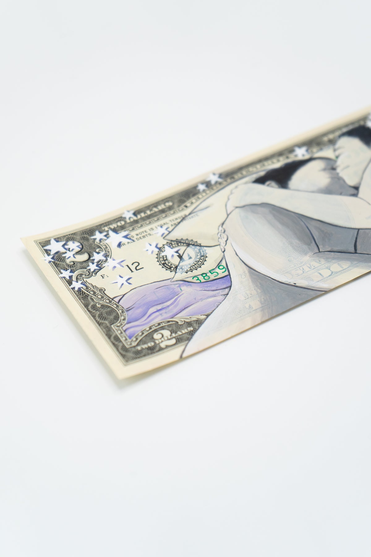 Inês Arisca - 2$ - 200 DOLLARS SHOW - Circus Network Street Art and Illustration in Porto Portugal