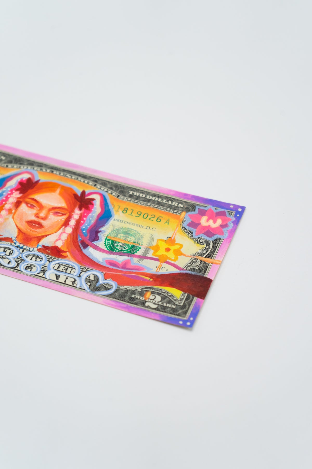 WARIS - 2$ - 200 DOLLARS BILL SHOW - Circus Network Street Art and Illustration in Porto Portugal
