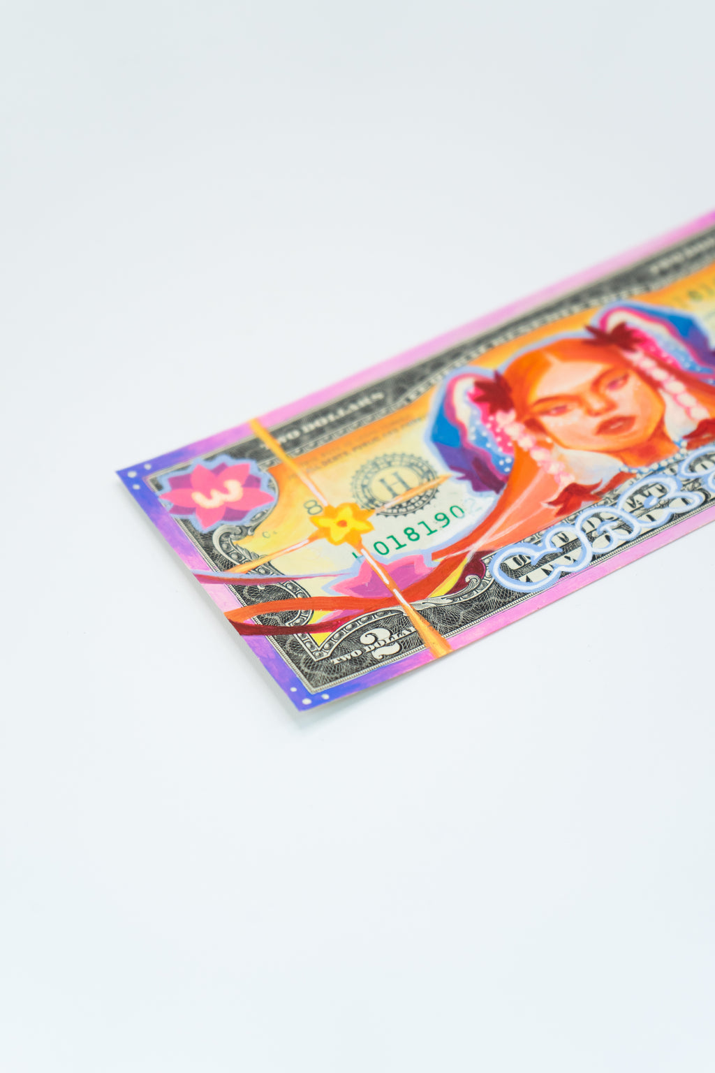 WARIS - 2$ - 200 DOLLARS BILL SHOW - Circus Network Street Art and Illustration in Porto Portugal