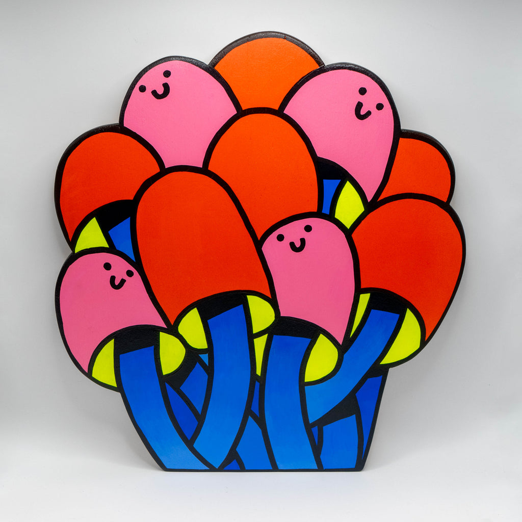 Wooden Mushrooms