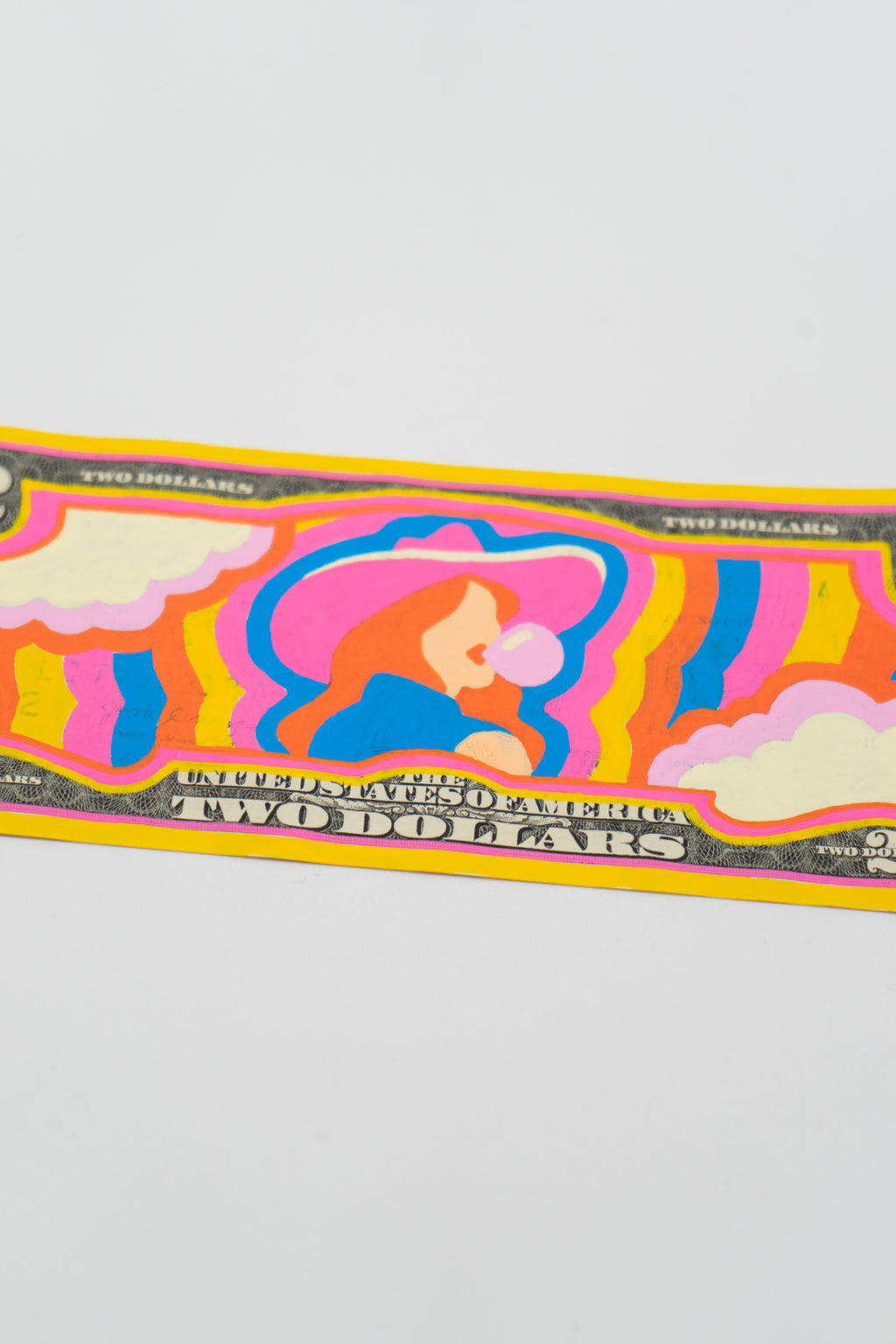 Lisa Tegtmeier - 2$ - 200 DOLLARS SHOW - Circus Network Street Art and Illustration in Porto Portugal