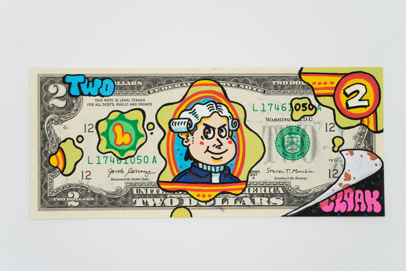 Clockwork - 2$ - 200 DOLLARS SHOW - Circus Network Street Art and Illustration in Porto Portugal