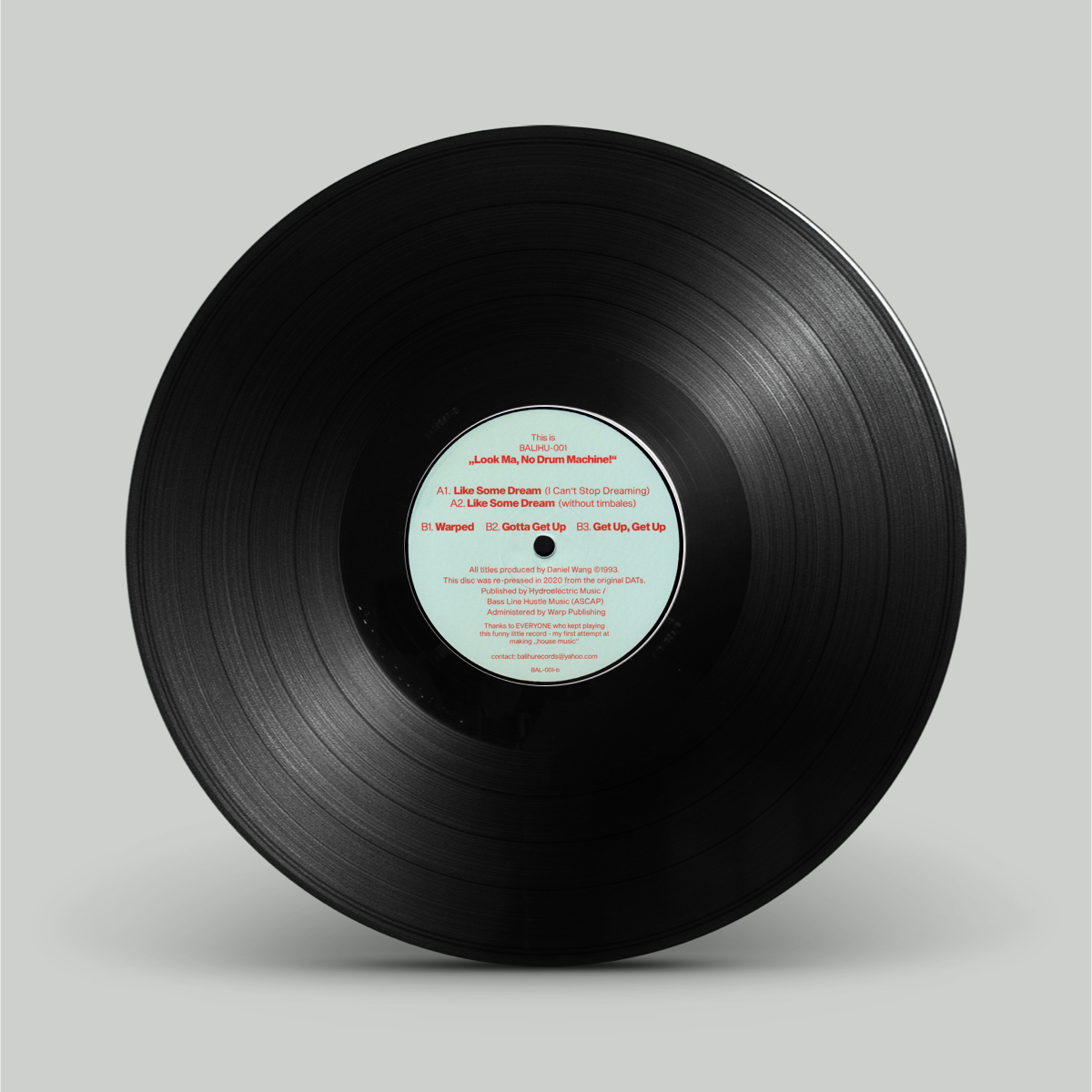 Daniel Wang – Look Ma, No Drum Machine!