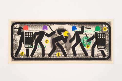 GUTFACE - 2$ - 200 DOLLARS SHOW - Circus Network Street Art and Illustration in Porto Portugal