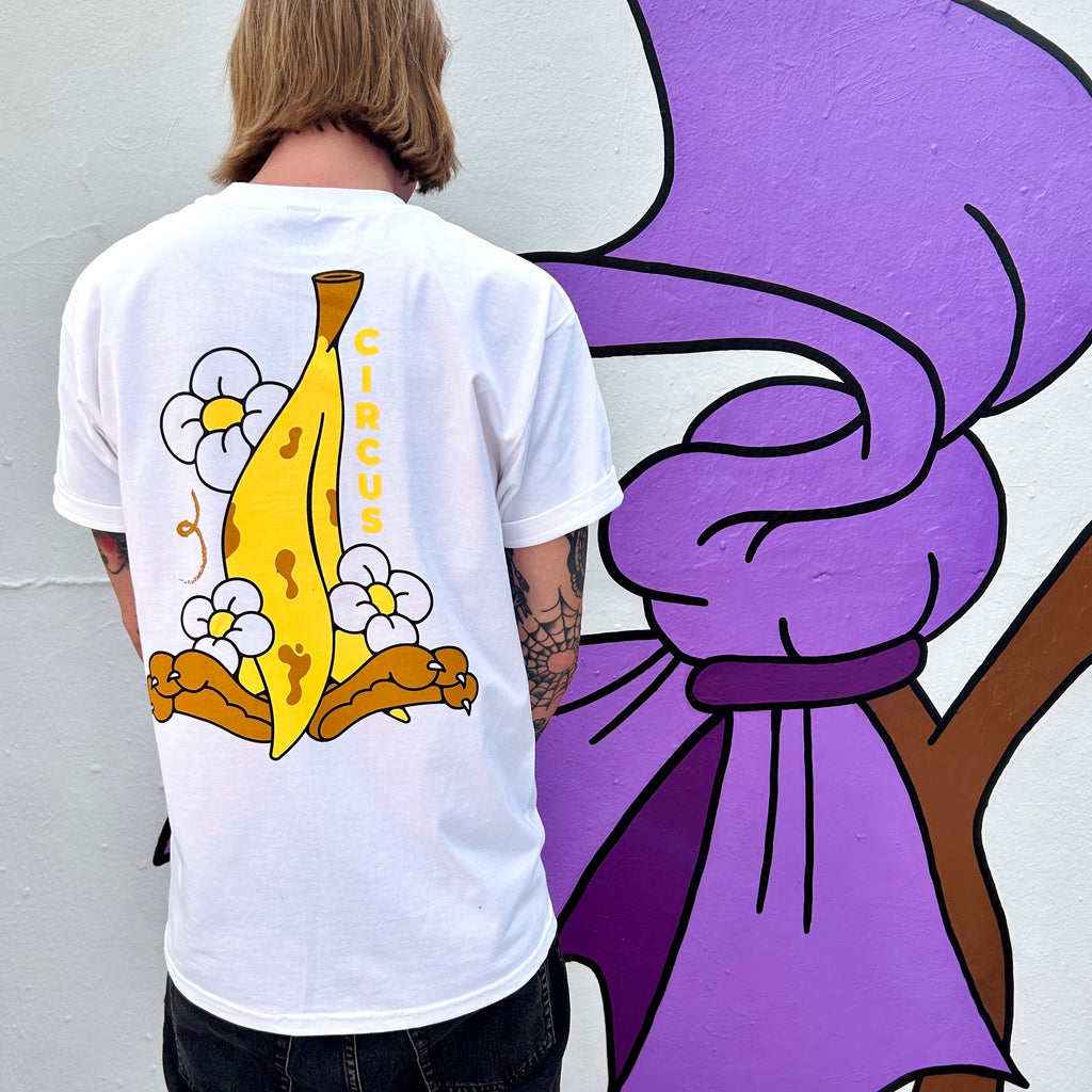 Circus x Mikko Heino - Banana T-shirt - Circus Network Street Art and Illustration in Porto Portugal