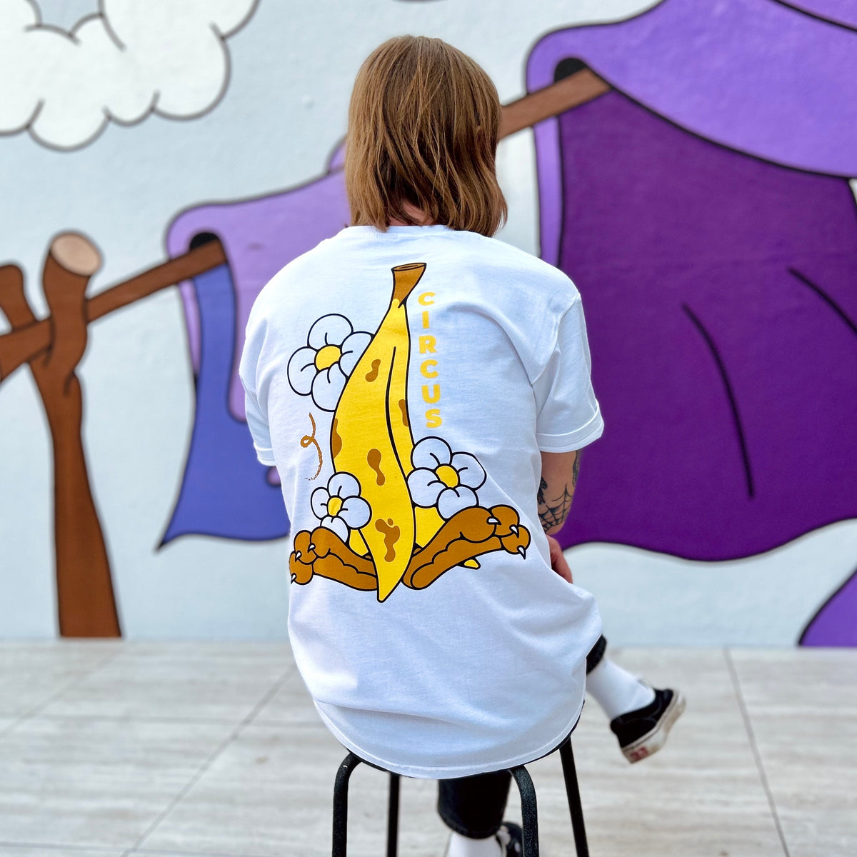 Circus x Mikko Heino - Banana T-shirt - Circus Network Street Art and Illustration in Porto Portugal