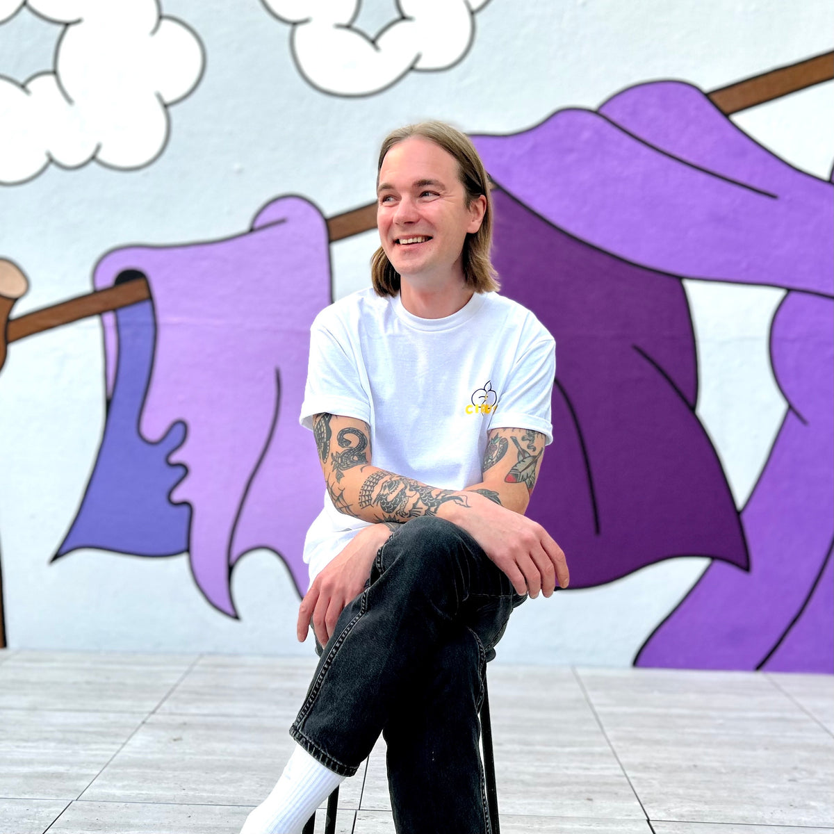 Circus x Mikko Heino - Banana T-shirt - Circus Network Street Art and Illustration in Porto Portugal