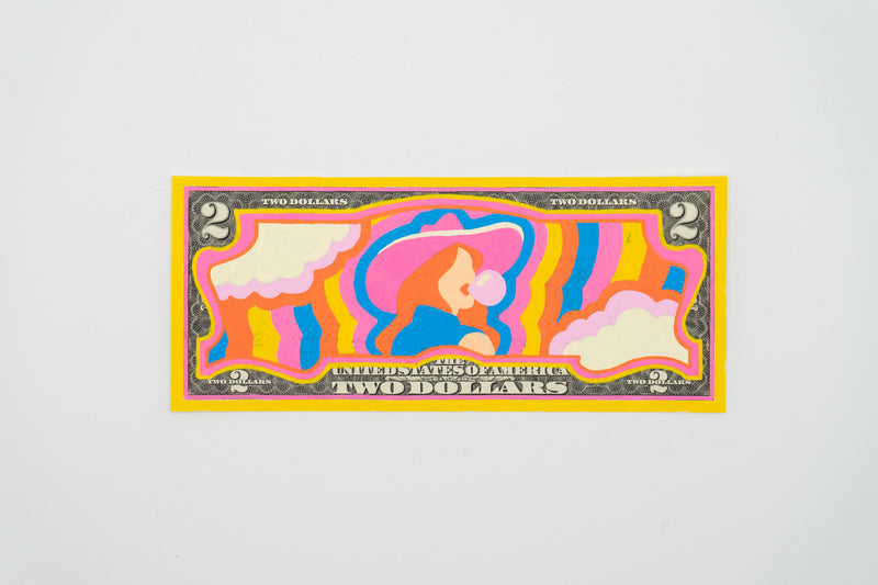 Lisa Tegtmeier - 2$ - 200 DOLLARS SHOW - Circus Network Street Art and Illustration in Porto Portugal