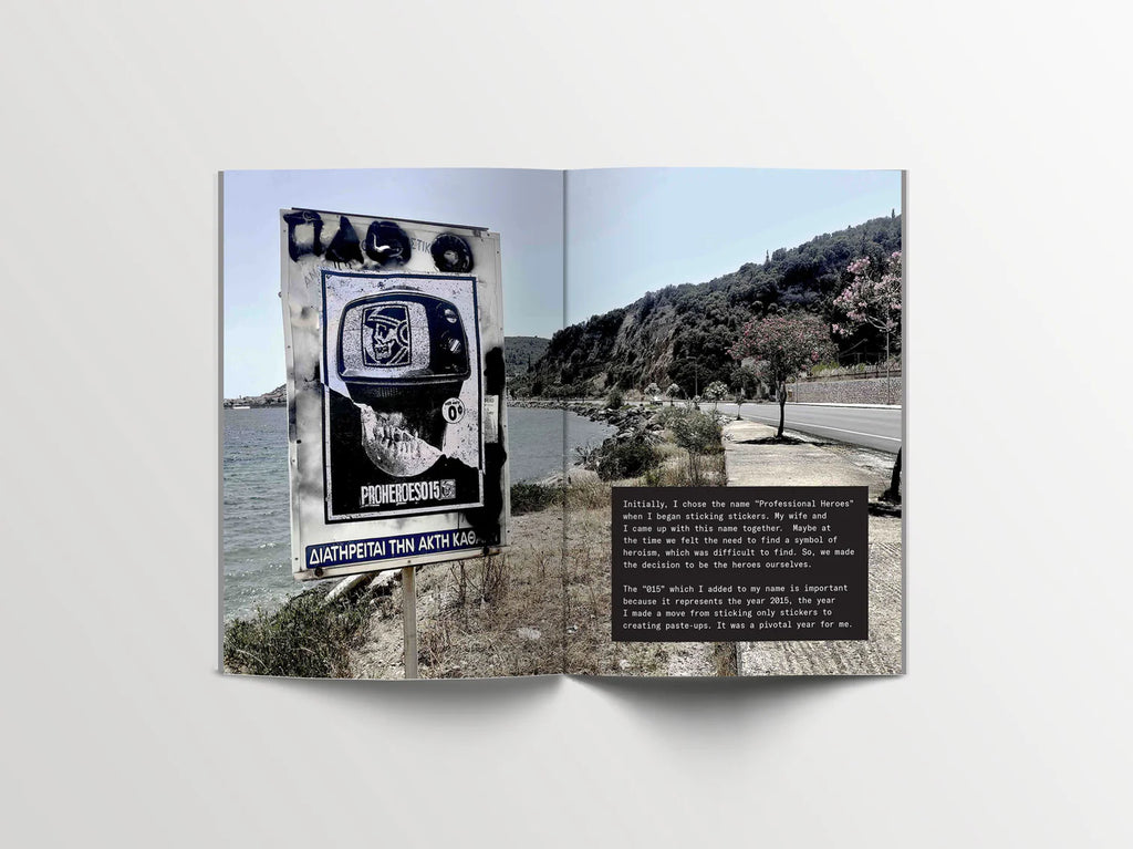 Pro Heroes 015 - Behind the scenes of a street artist from Greece - Circus Network Street Art and Illustration in Porto Portugal