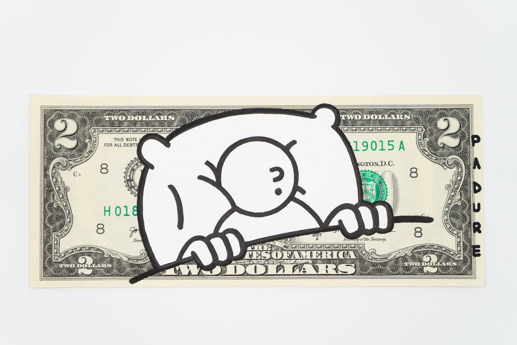 PADURE - 2$ - 200 DOLLARS SHOW - Circus Network Street Art and Illustration in Porto Portugal