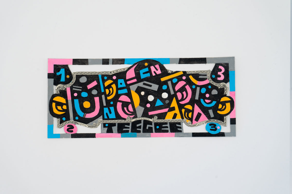 Thijmen Geluk - 2$ - 200 DOLLARS BILL SHOW - Circus Network Street Art and Illustration in Porto Portugal