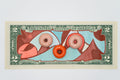 Twee Muizen - 2$ - 200 DOLLARS BILL SHOW - Circus Network Street Art and Illustration in Porto Portugal