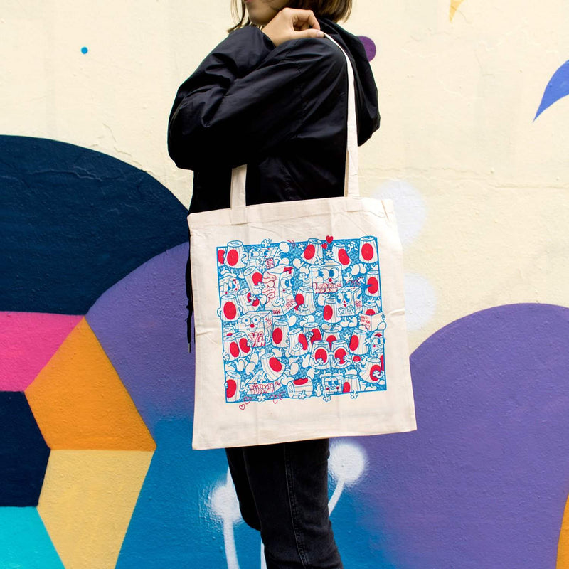 Yubia - Tote Bag - Circus Network Street Art and Illustration in Porto Portugal