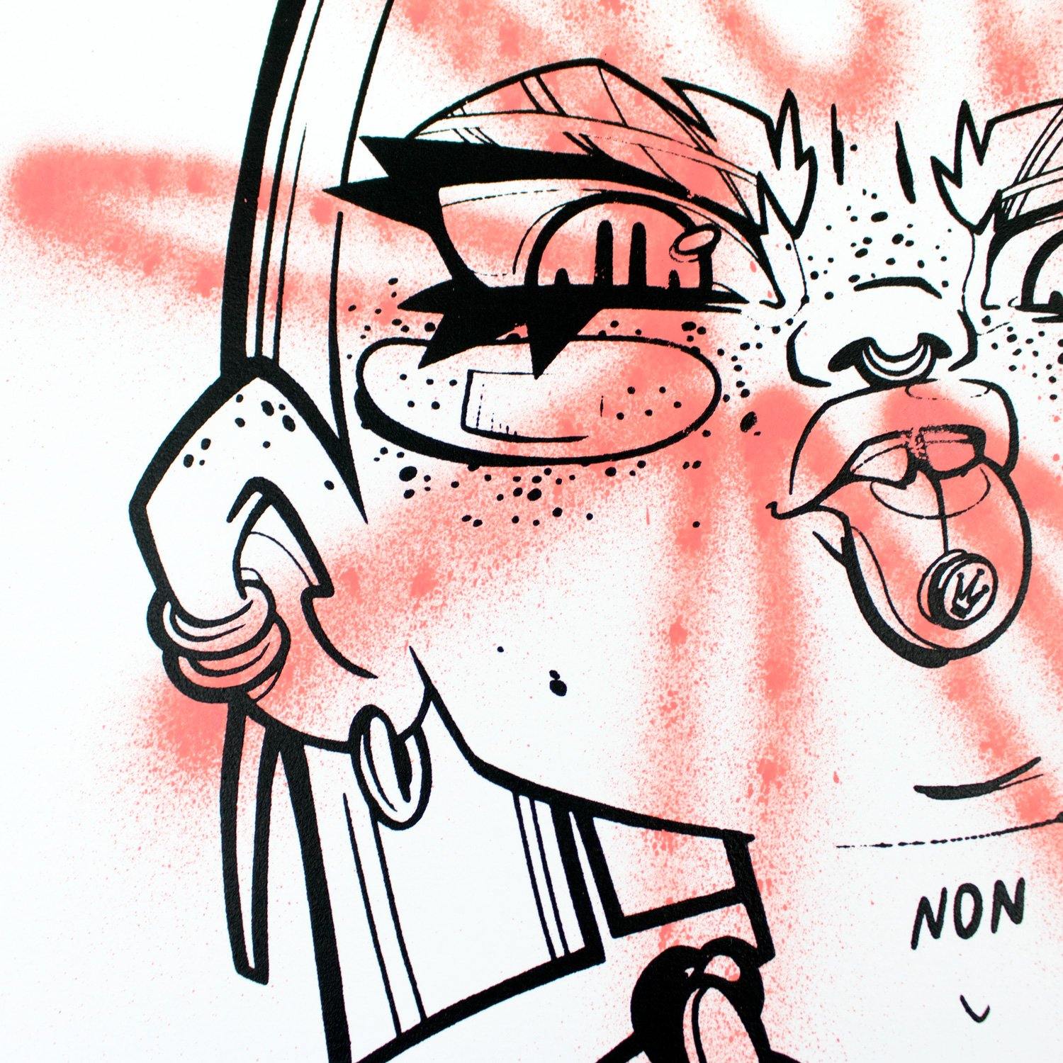 Veshpa - Bad Bunny - Circus Network Street Art and Illustration