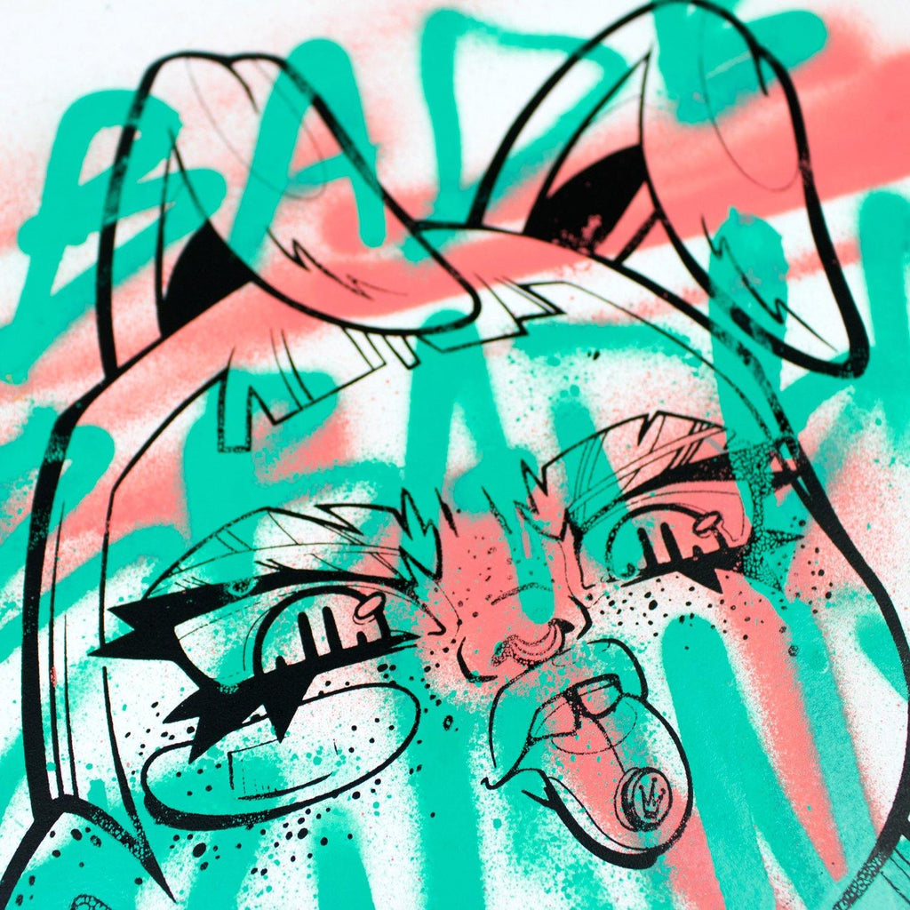Veshpa - Bad Bunny - Circus Network Street Art and Illustration
