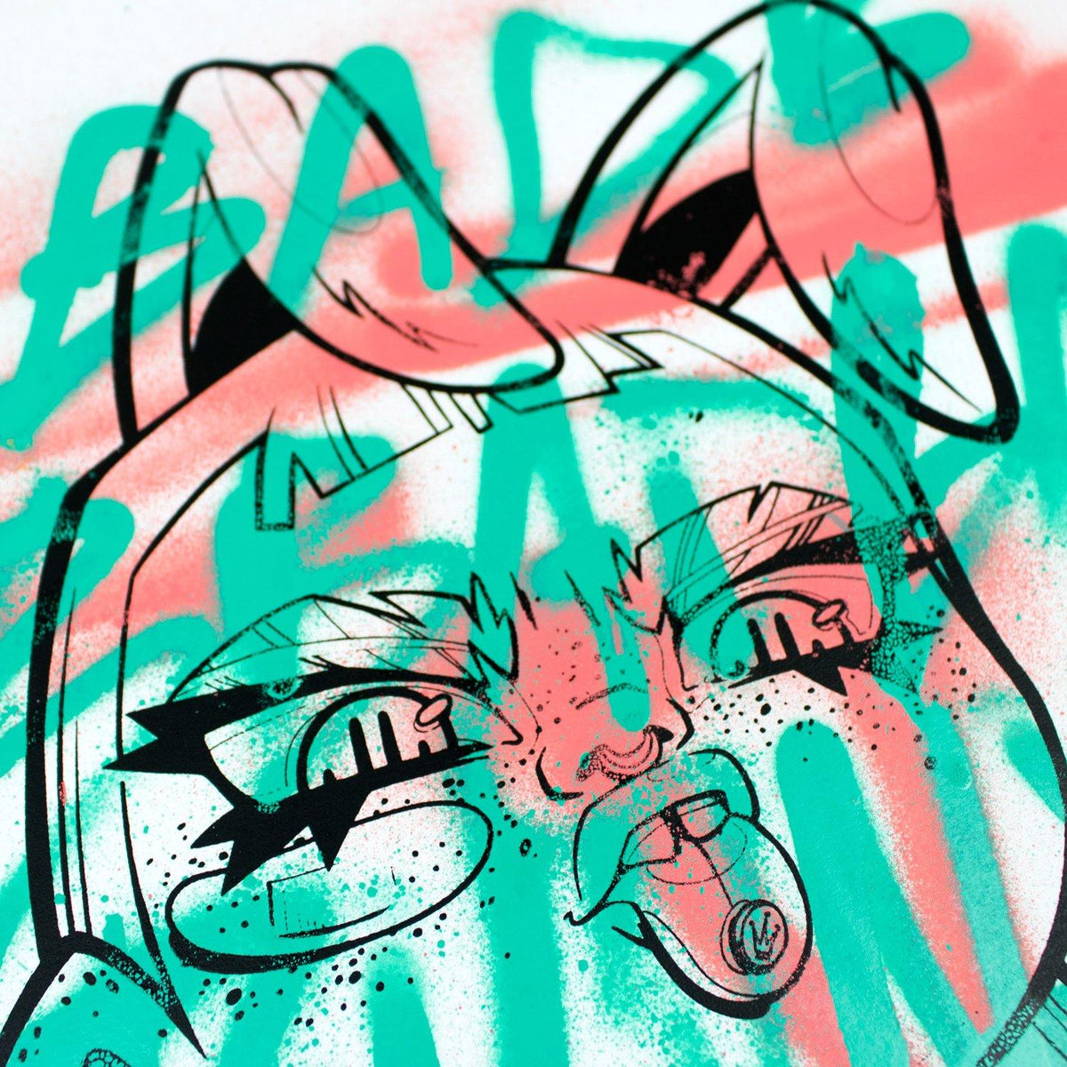 Veshpa - Bad Bunny - Circus Network Street Art and Illustration