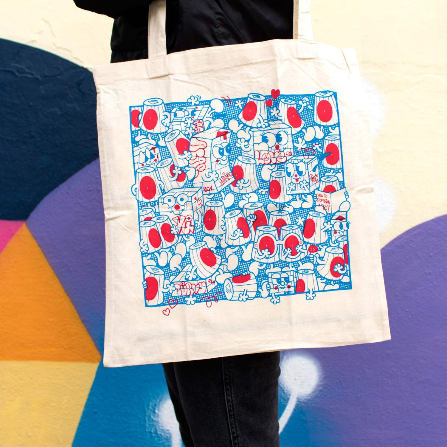 Yubia - Tote Bag - Circus Network Street Art and Illustration in Porto Portugal