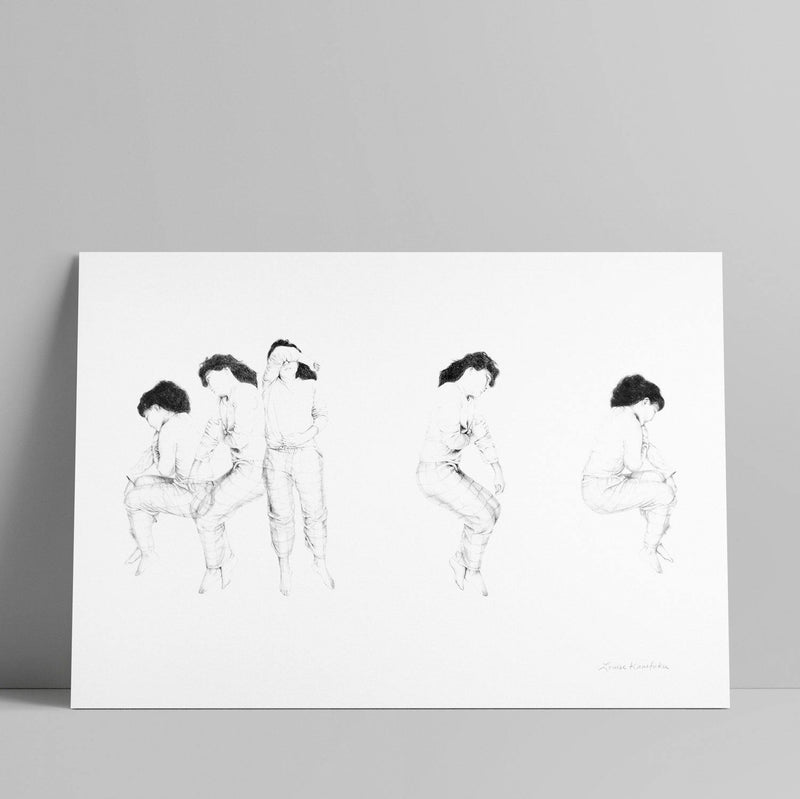 Louise Kanefuku - Estudo Sobre A Insonia A3 - Circus Network Street Art and Illustration