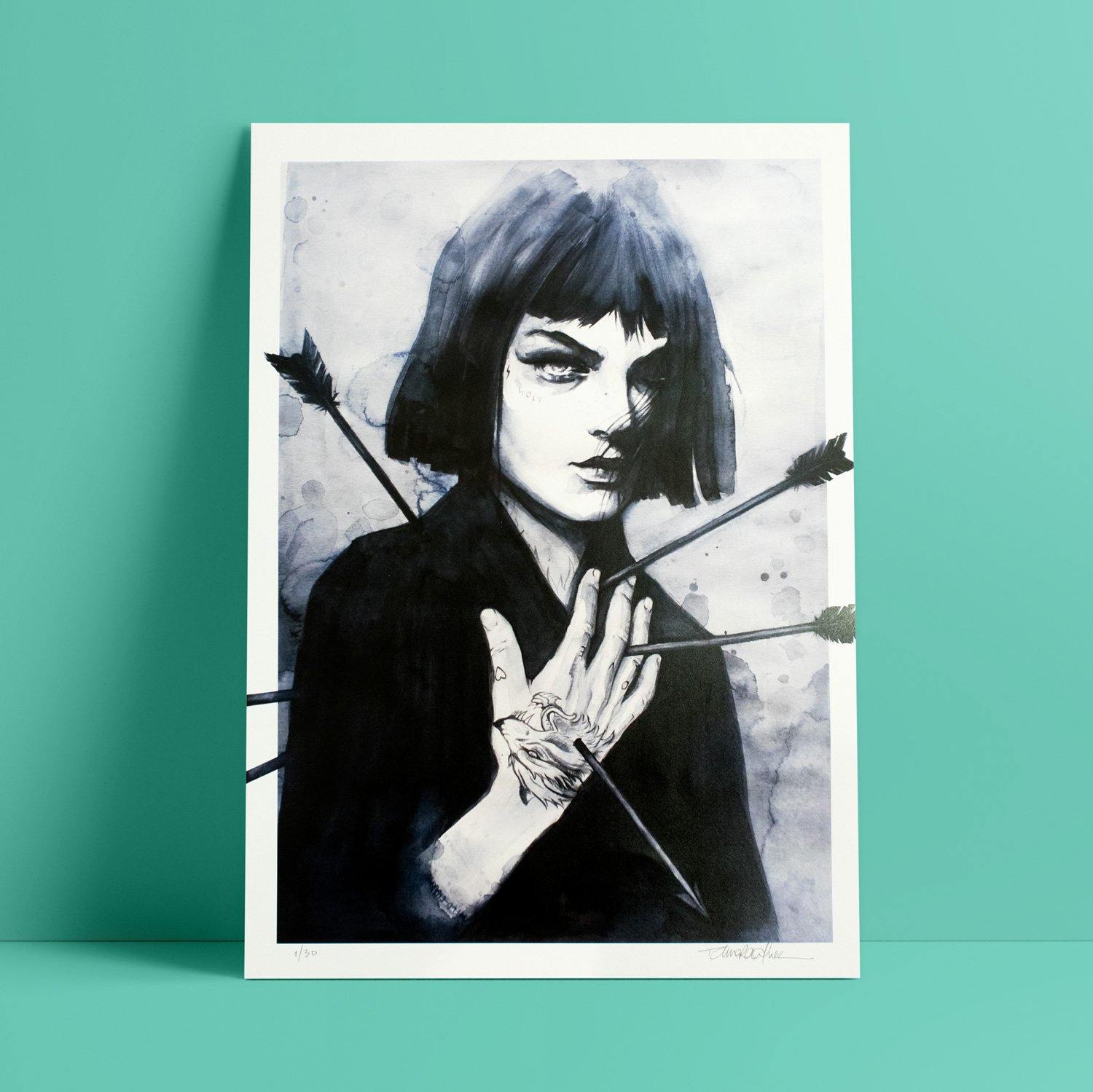 Tamara Alves - Who Let The Dogs Out Again? - print - Circus Network Street Art and Illustration