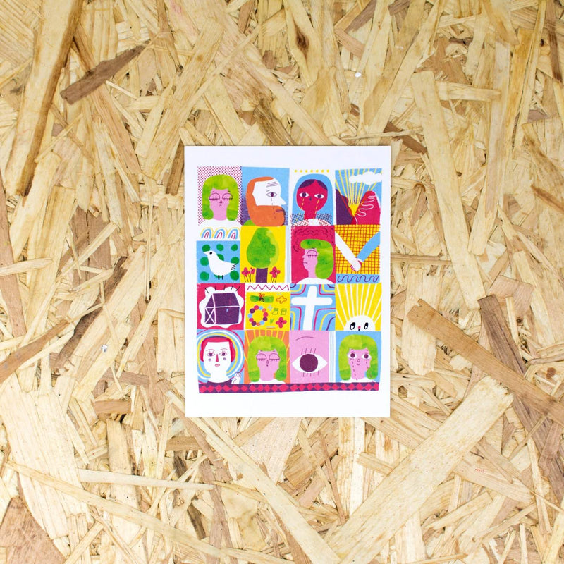 Yara Kono - Postcard - Circus Network Street Art and Illustration in Porto Portugal