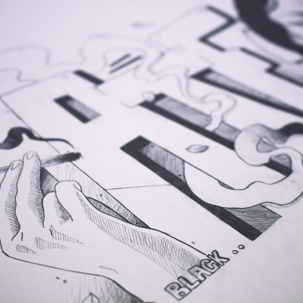 ATE Sidas - Fade to Black - Circus Network Street Art and Illustration