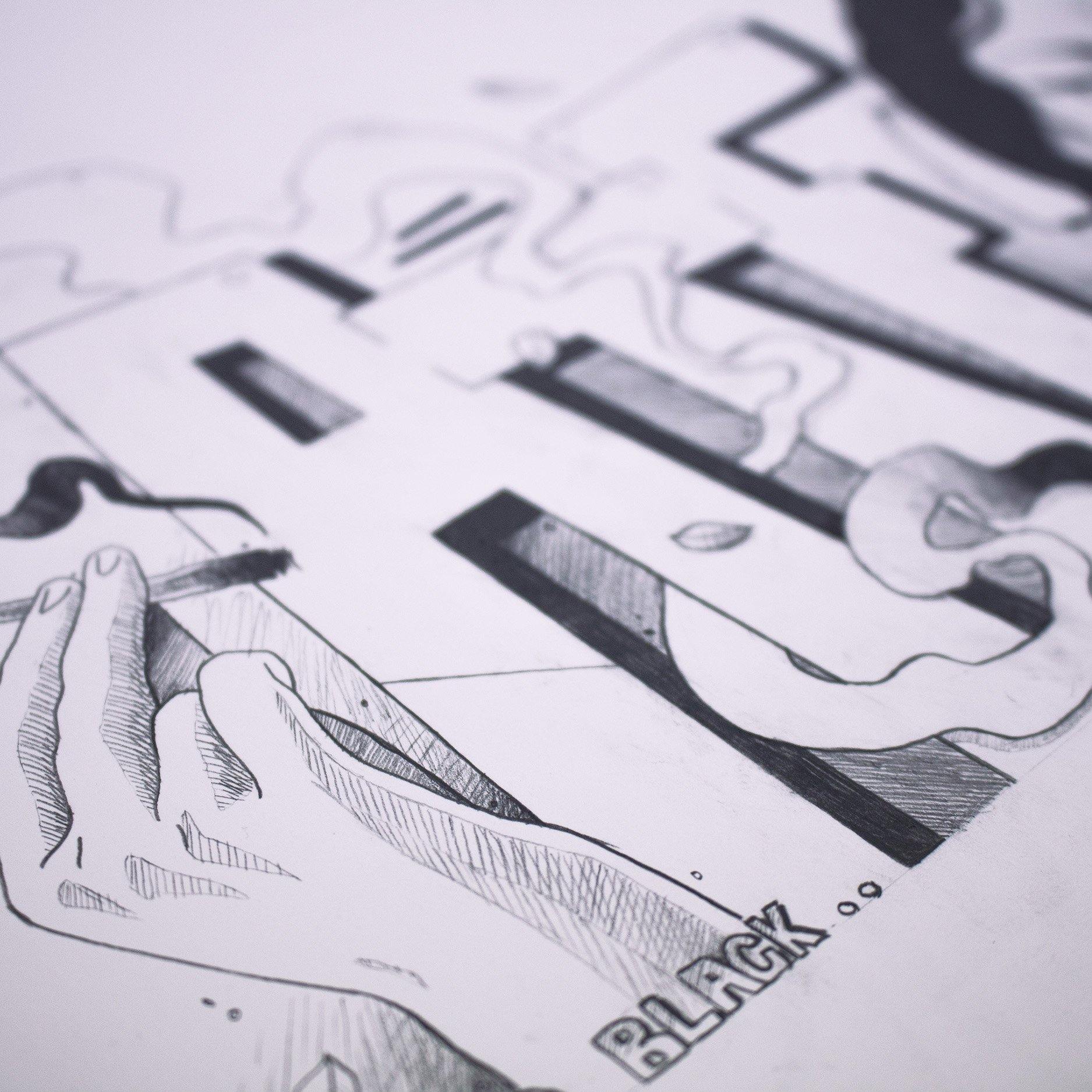 ATE Sidas - Fade to Black - Circus Network Street Art and Illustration