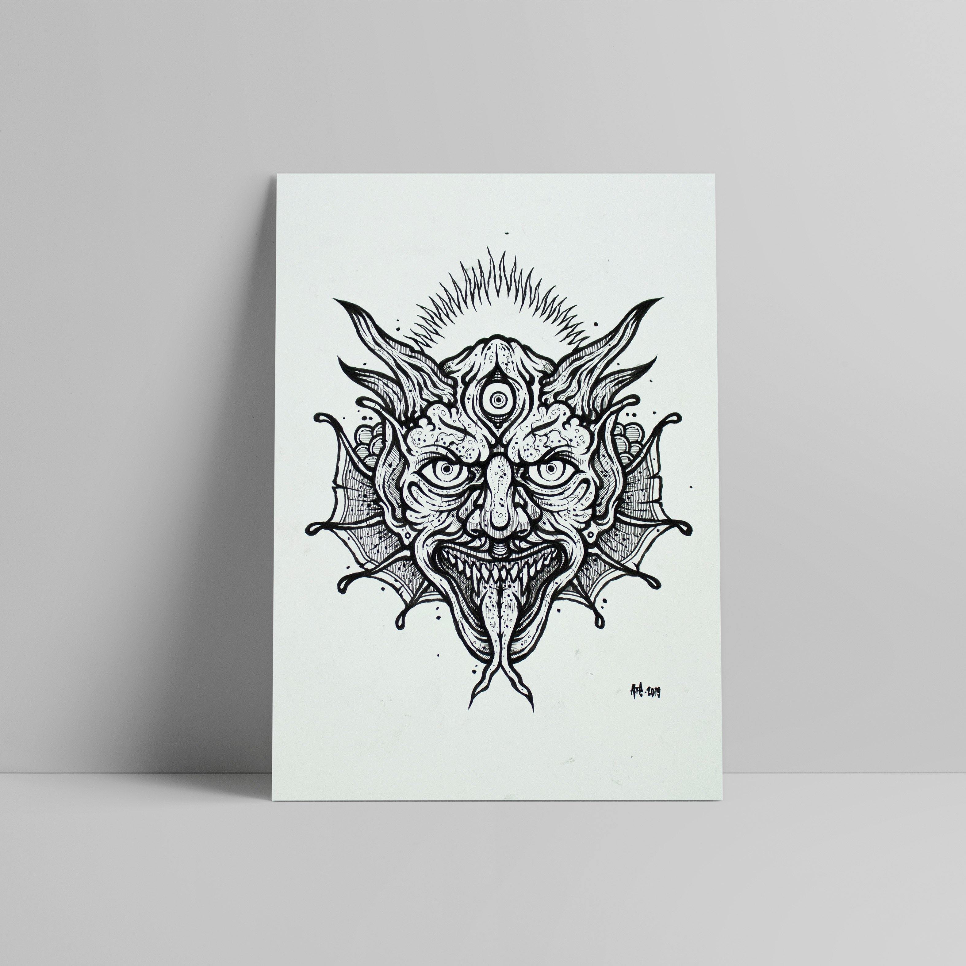 ATE Ezse - Untitled 4 - Circus Network Street Art and Illustration