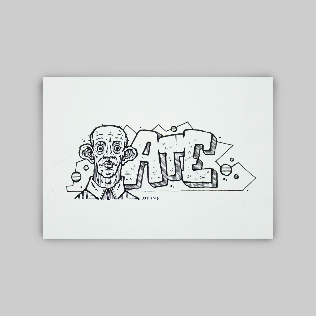 ATE Ezse - Untitled 7 - Circus Network Street Art and Illustration
