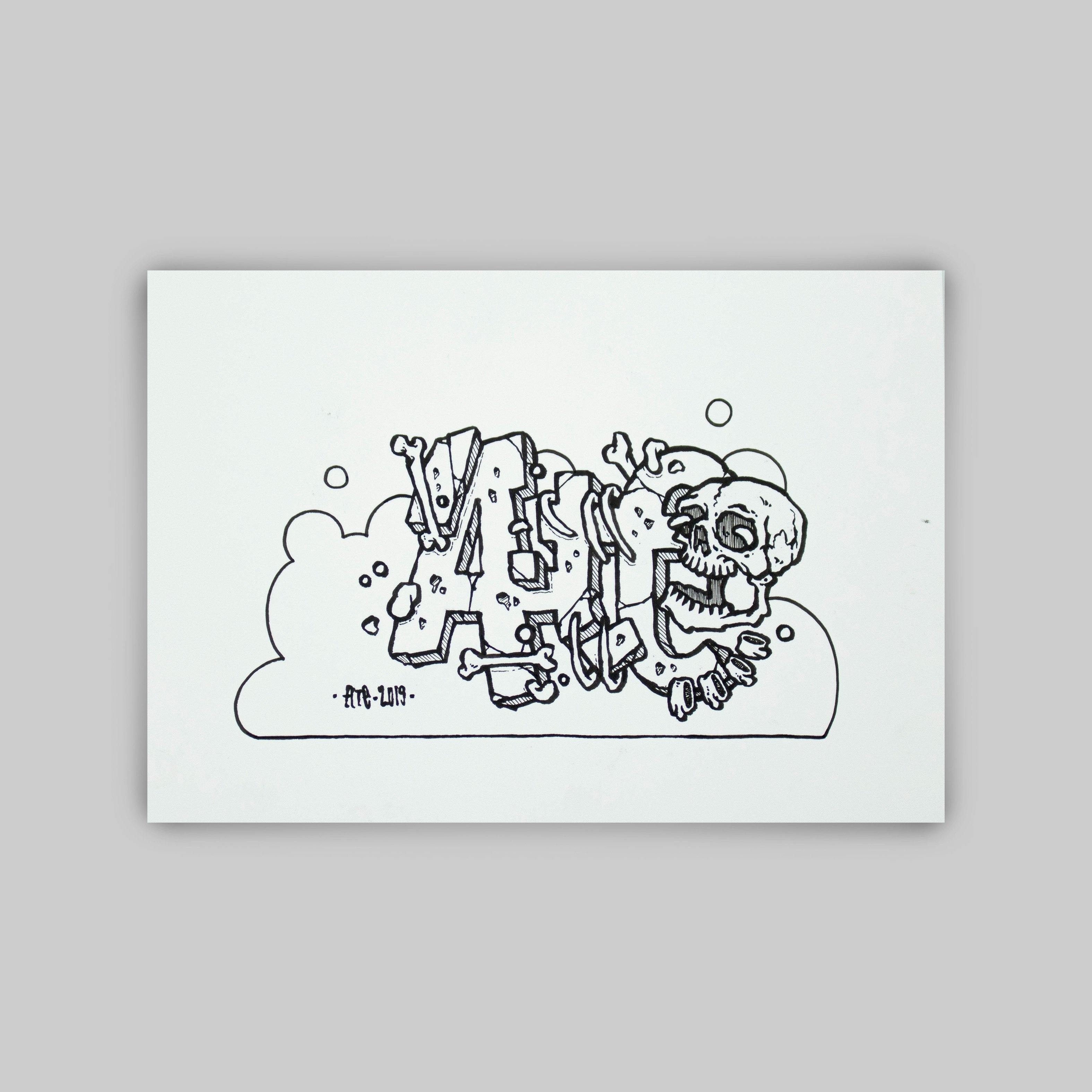 ATE Ezse - Untitled 8 - Circus Network Street Art and Illustration