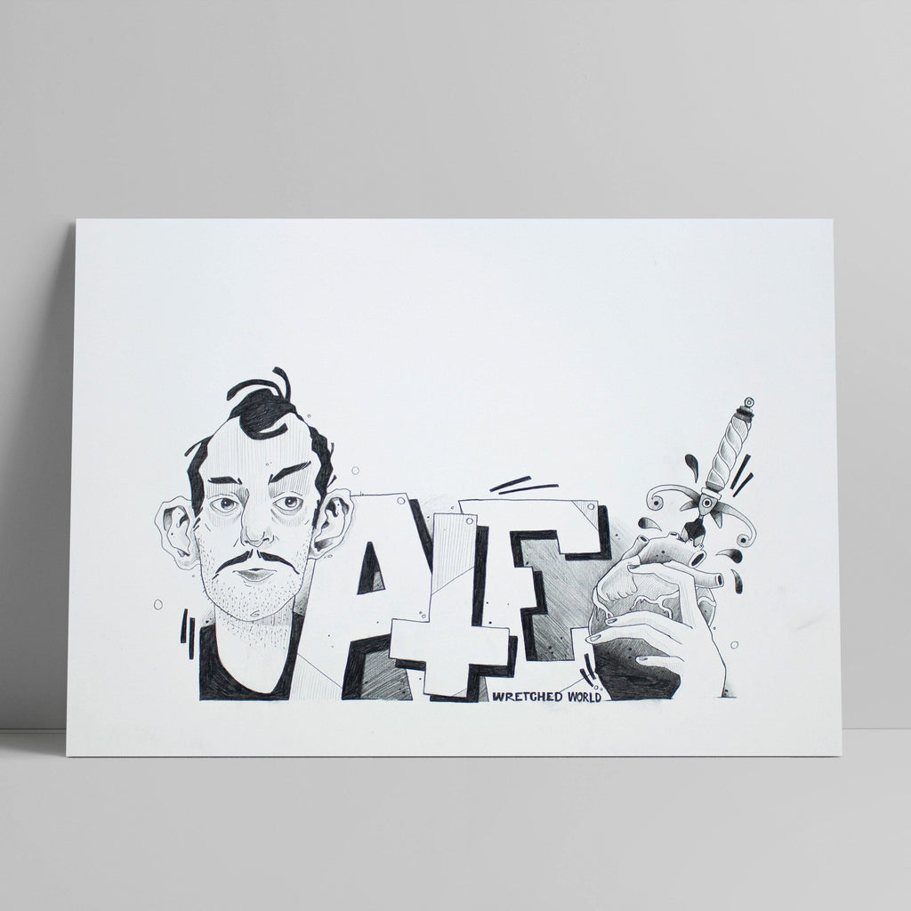 ATE Sidas - Wretched World - Circus Network Street Art and Illustration