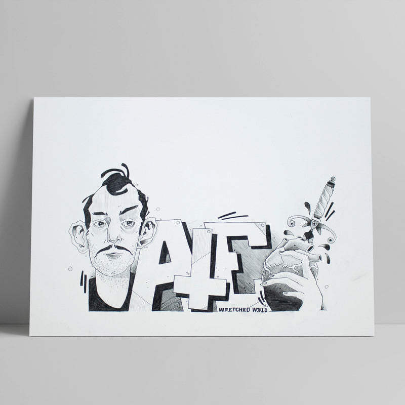 ATE Sidas - Wretched World - Circus Network Street Art and Illustration