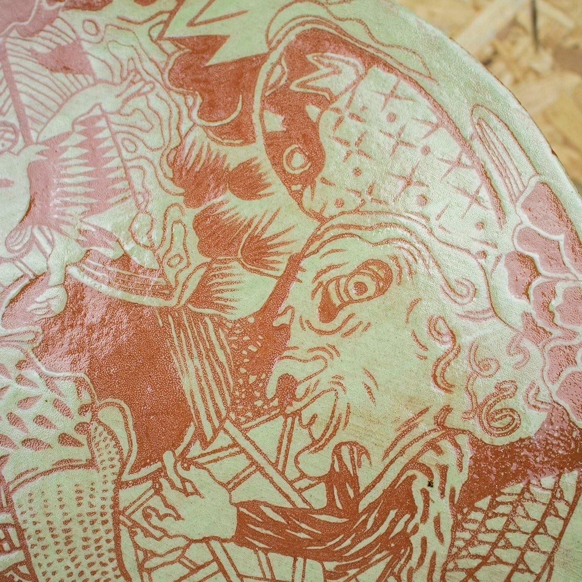 Andy Calabozo - Big Plate - Circus Network Street Art and Illustration