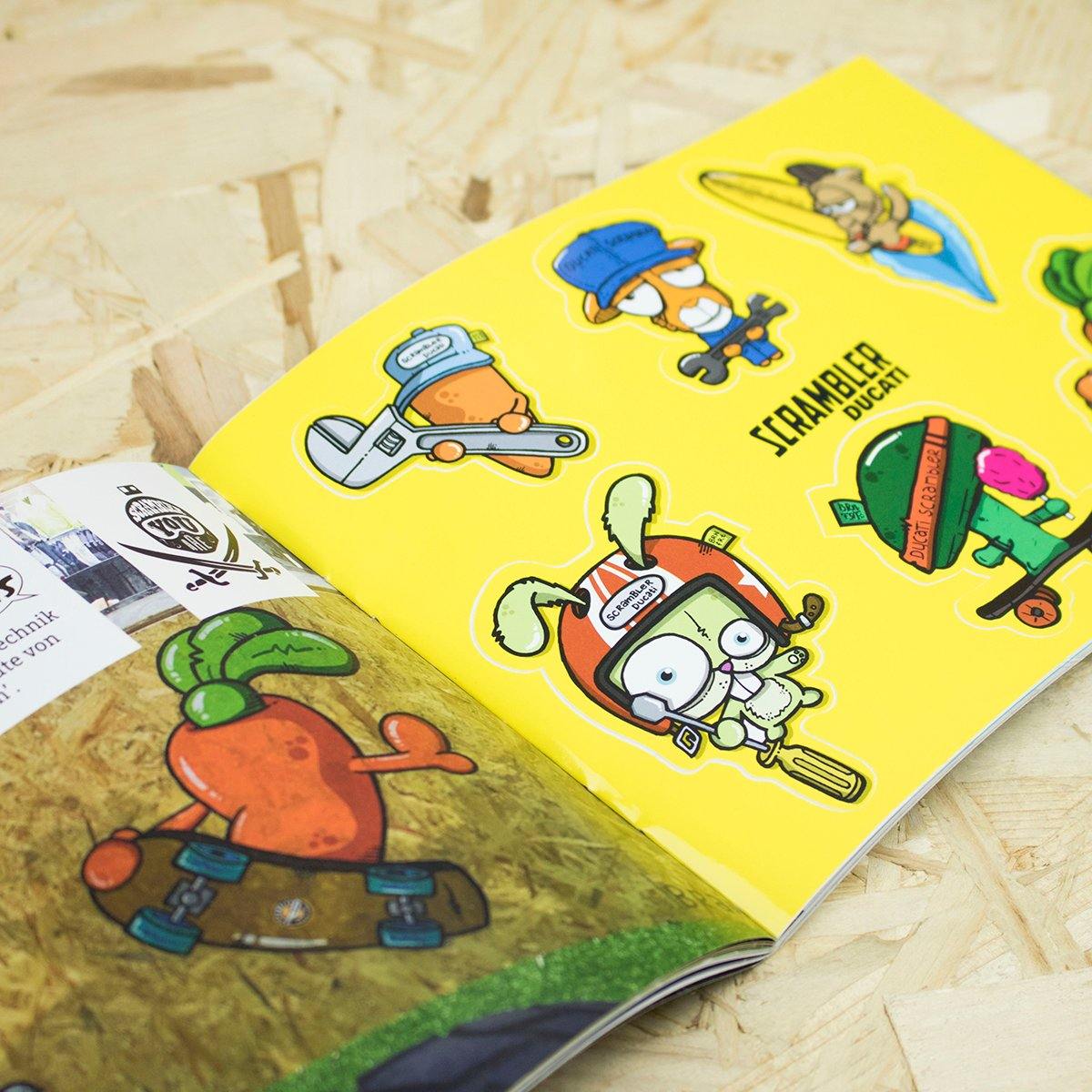 Brainfart Mag - #5 The Sticker Issue - Circus Network Street Art and Illustration