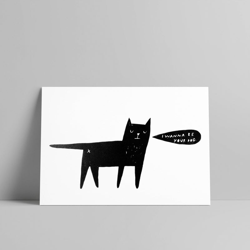 Lara Luis - I wanna be your dog - Circus Network Street Art and Illustration