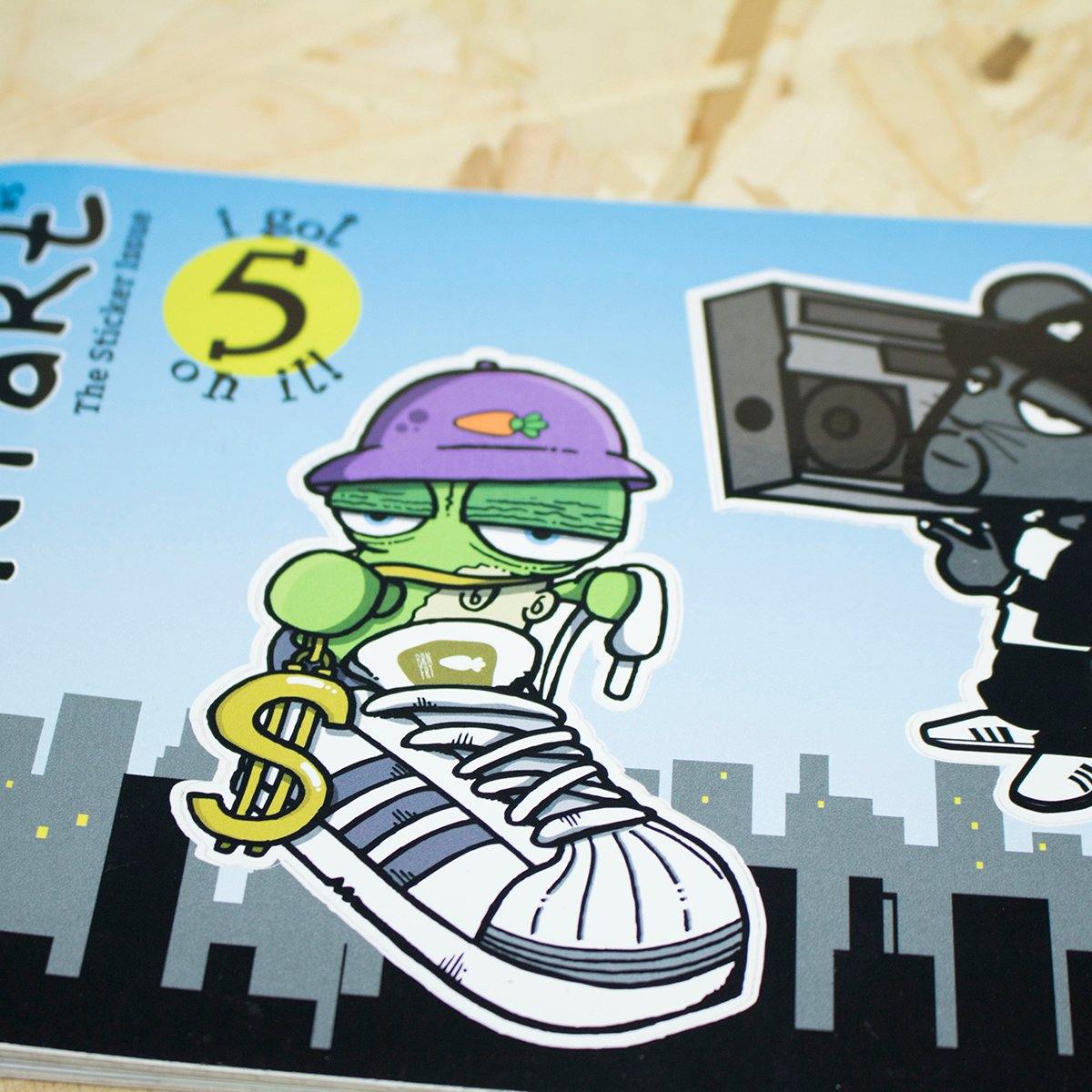 Brainfart Mag - #5 The Sticker Issue - Circus Network Street Art and Illustration