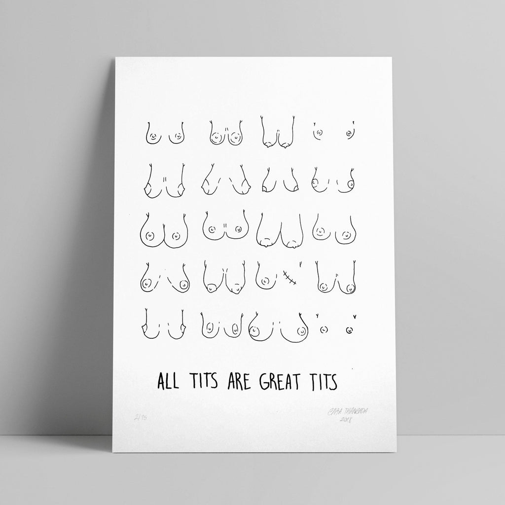 Cara Trancada - All Tits Are Great Tits - Circus Network Street Art and Illustration