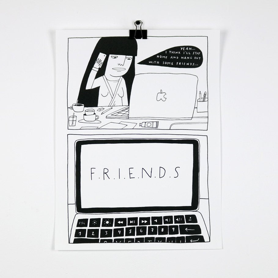 Lara Luís - Friends - Circus Network Street Art and Illustration in Porto Portugal
