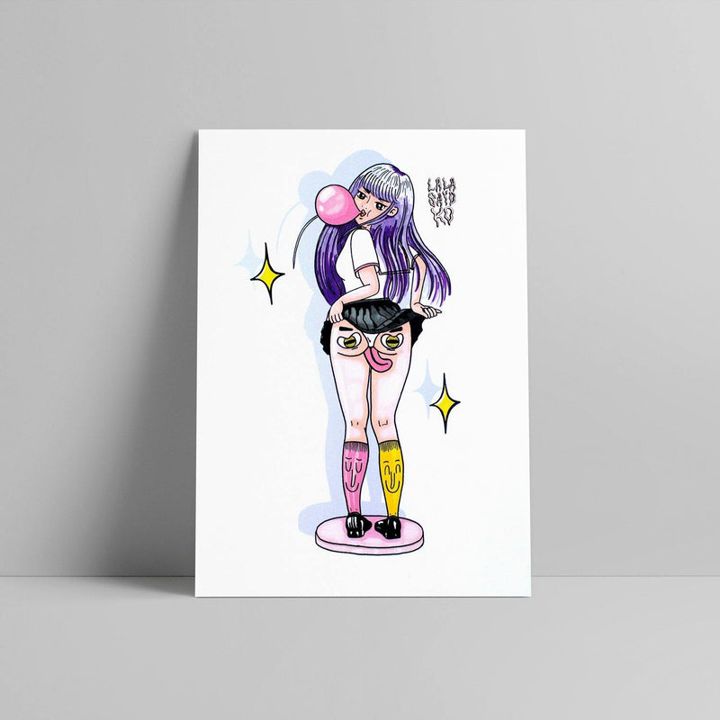 Lalasaïdko - Lolita Yokai - Ecchi Gyal - Circus Network Street Art and Illustration