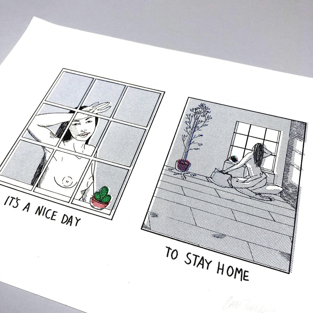 Cara Trancada - It's a Nice Day - Circus Network Street Art and Illustration