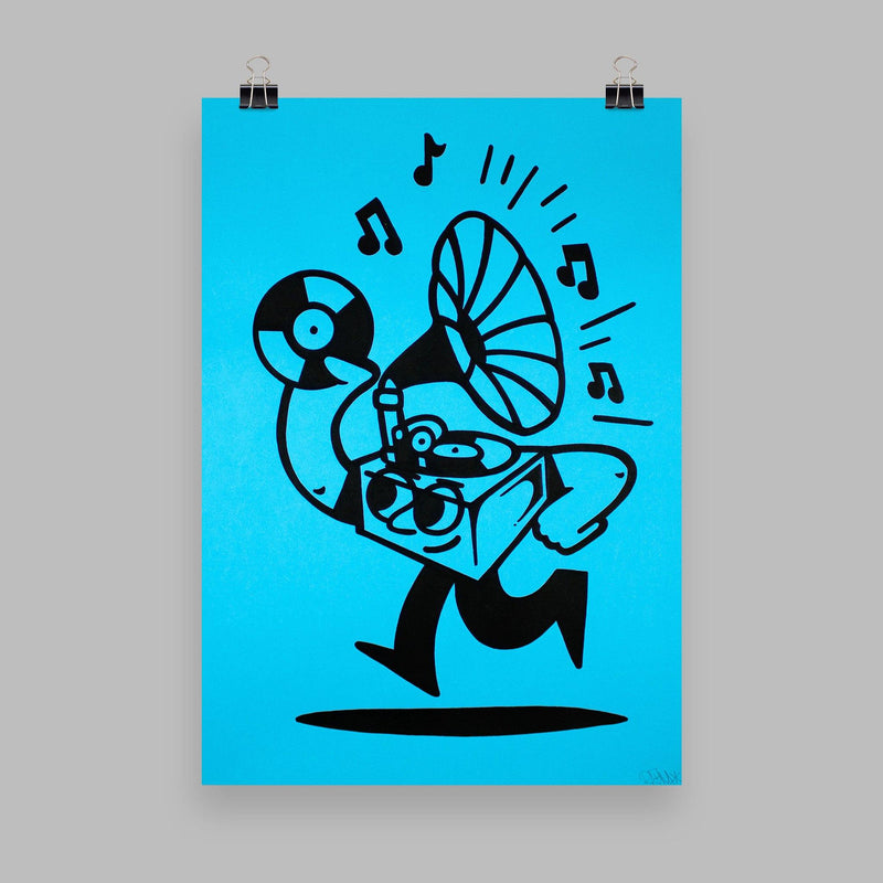 45RPM - Again and again and again - Circus Network Street Art and Illustration