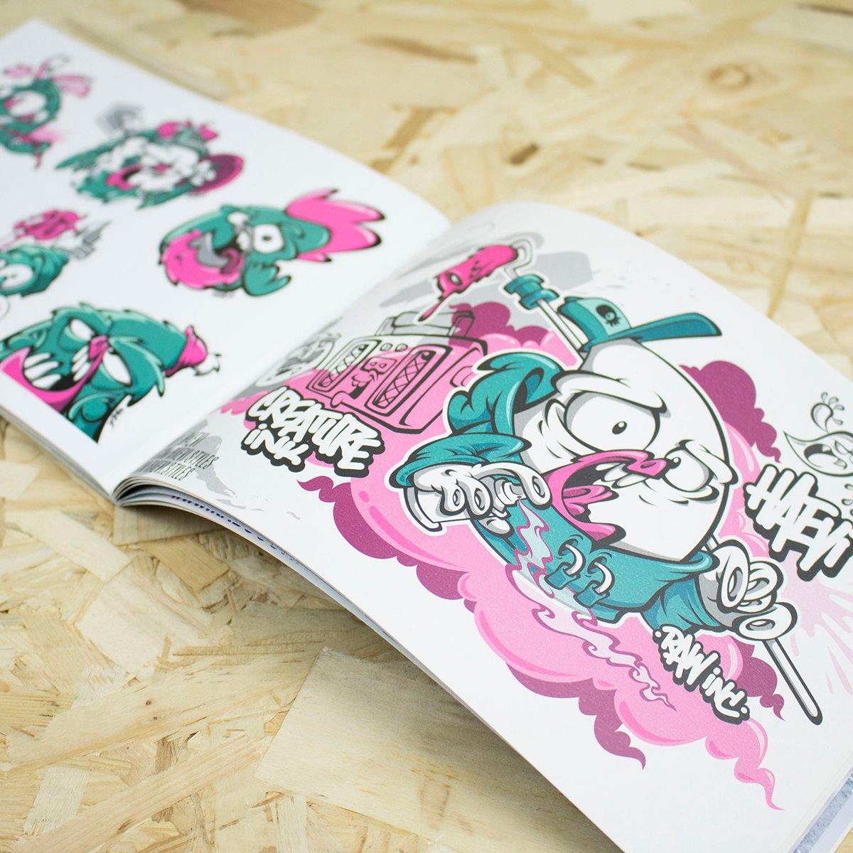 Brainfart Mag - #5 The Sticker Issue - Circus Network Street Art and Illustration