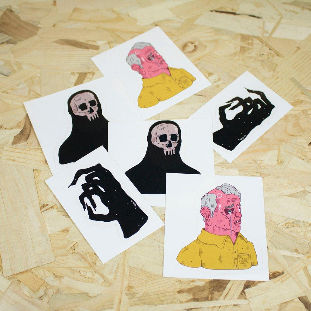Uivo - Os Velhos Morrem No Outono - stickers - Circus Network Street Art and Illustration
