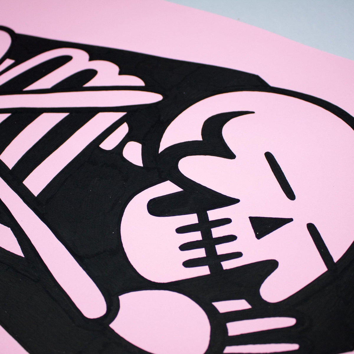 45RPM - Sleep when you're dead or in bed - Circus Network Street Art and Illustration